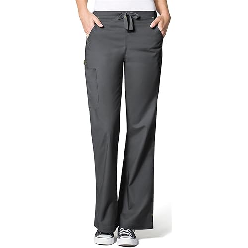 WonderWink Women's WonderFLEX Grace Flare Leg Cargo Pant
