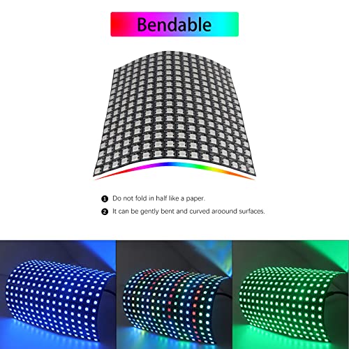 2-Pack 8x32 Led Matrix Panel, Ws2812b Led Matrix Martinique