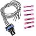APDTY 756792 6 Wire Wiring Harness Pigtail Connector (Replaces 12101854, PT246)