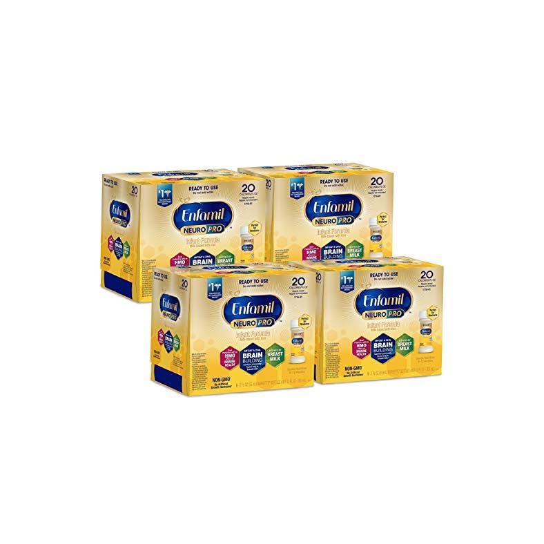 Enfamil NeuroPro Ready-to-Use Baby Formula, Ready to Feed, Brain and Immune Support with DHA, Iron and Prebiotics, Non…