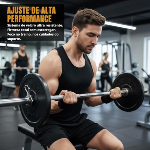 Munhequeira Ortopédica Ajustável com Compressão e Estabilização– Suporte para Pulso, Alívio de Dor, Tendinite, LER/DORT, Academia e Uso Diário – Tamanho Universal Premium