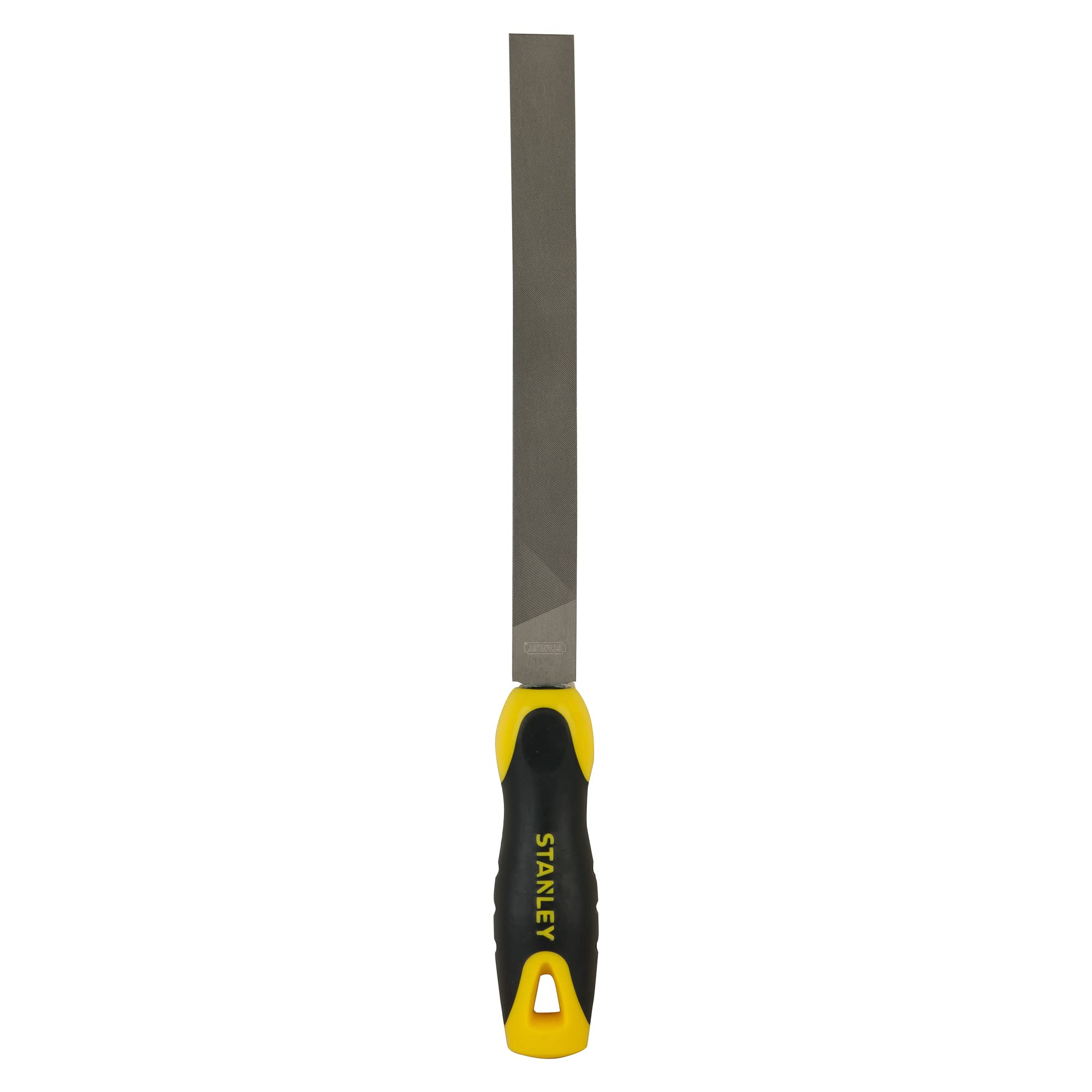 STANLEY 8" Flat Carbon Steel Blade Smooth Cut Hand File, 0-22-499