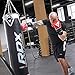 RDX Cow Hide Leather Gel Boxing Glove Punching Bag Mitts Muay Thai T9 - Blue, 16 oz, Blue