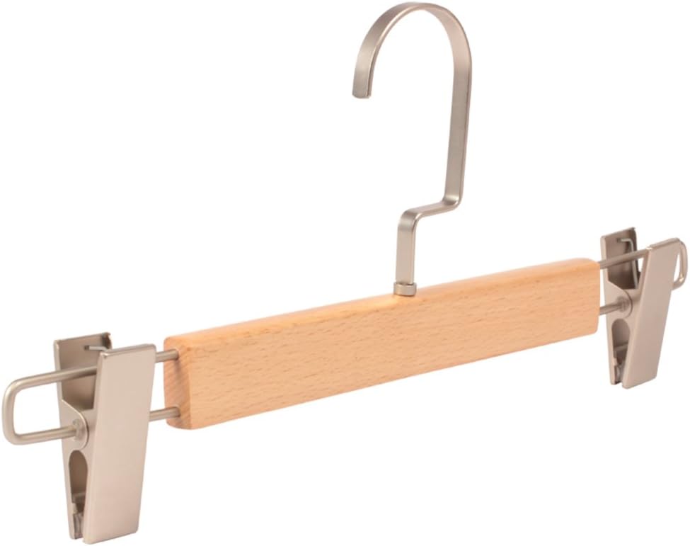 beech wood trunks/ trouser clip/Clothing store wood skirt clip/ slip pants hanging/ solid wood coat hanger-A