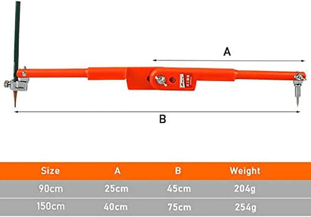 POFET Large Size Carpenter Precision Pencil Compasses Large Diameter Adjustable Dividers Marking and Scribing for Woodworking - Image 5