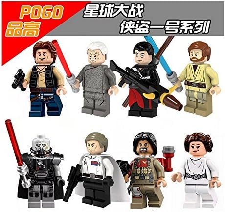 MetLife New Brand 8pcs/lot starwars Warrior series Minifigures Building block kid Toys Lego compatible (Without Original Box)