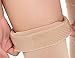 PPXGOGO Compression Socks for Women & Men 20-30 mmHg Thigh High Leg Sleeve Support with Silicone Band for Running, Varicose Veins, Edema, Swelling.(Nude,M)