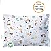 Toddler Pillowcase Rainbow | 100% Organic Cotton | Hypoallergenic | 14X19 inch | Fits Toddler Pillow 13x18 inch (Rainbows)