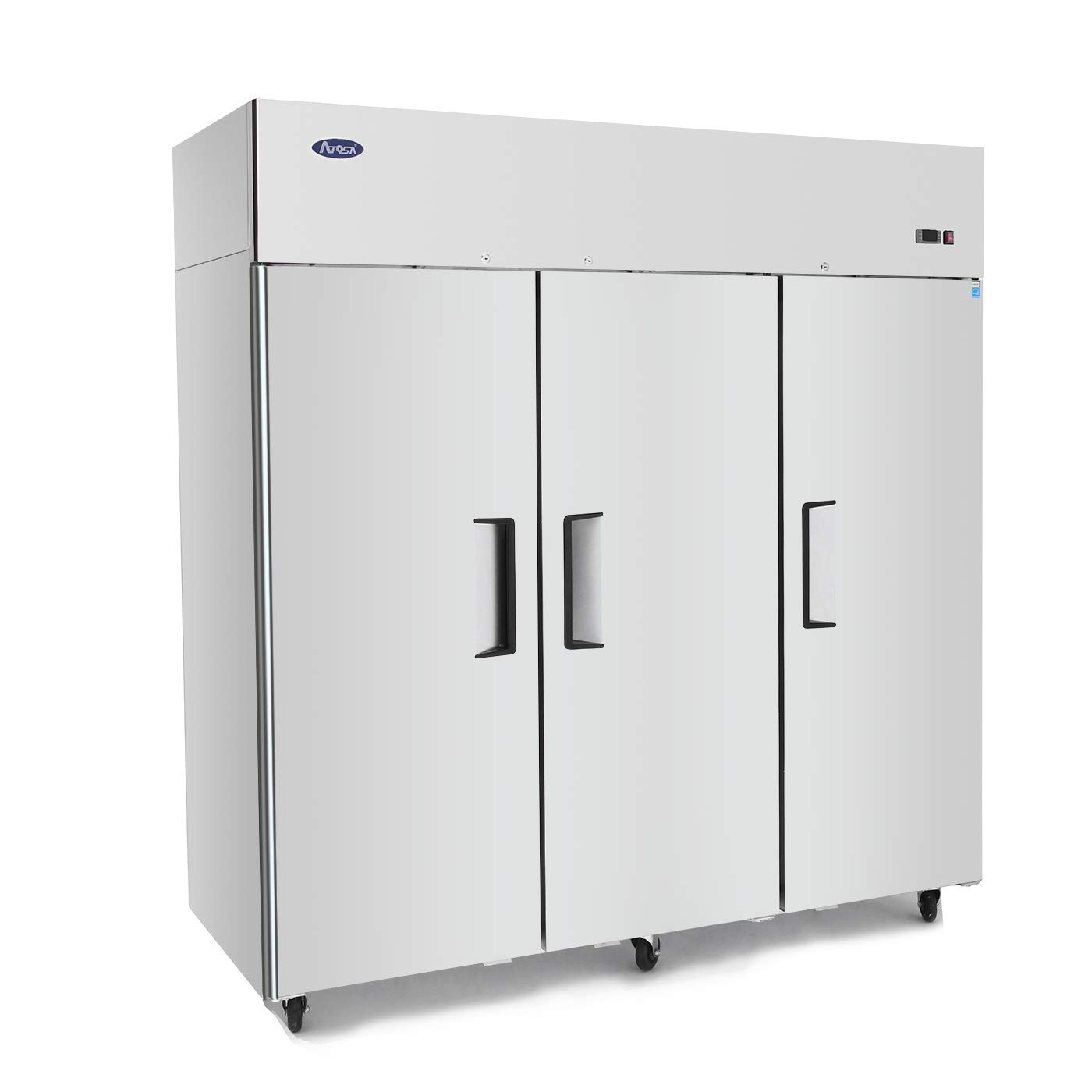 3 Door Commercial Refrigerators, ATOSA Top Mount Stainless