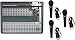 Soundcraft Signature 22MT MULTI TRACK High-performance 22-input Analog USB FX Mixer w/ 3 Mics and XLR Cables
