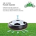 MiluoTech Air Power Soccer Disc, Pneumatic Suspended Football with Foam Bumpers and LED Lights, Hover Disk Gliding Ball Disc Toy for Indoor and Outdoor