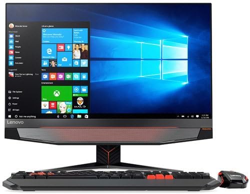 Flagship Lenovo IdeaCentre Y910 27" All-in-One WQHD IPS VR Ready Gaming Desktop PC- Intel Quad-Core i7-6700 3.4GHz, 16GB DDR4, 128GB SSD + 1TB HDD, 8GB NVIDIA GeForce GTX 1070, DVDRW, 802.11ac, Win 10