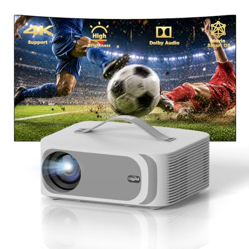 4K Smart Projector with WiFi and Bluetooth