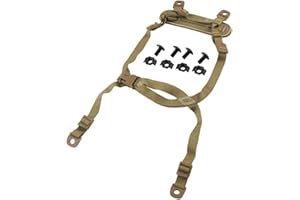 ATAIRSOFT 4 Points Helmet Accessory Retention System Chin Strap with Bolts and Screws for Fast Tactical Airsoft MICH IBH Helmet