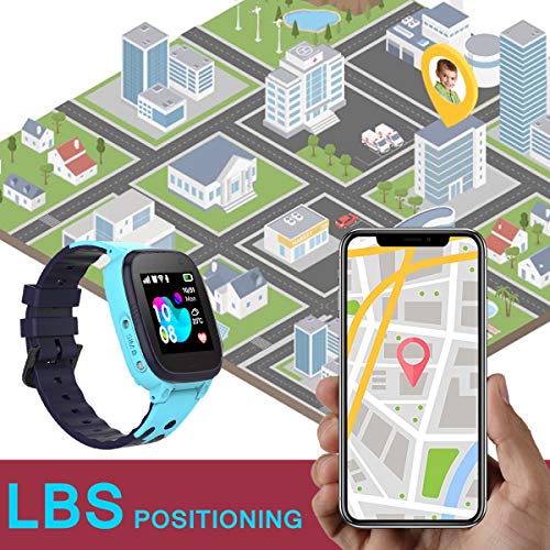 image for YIHOO Kids Waterproof Smartwatches Phone - LBS Tracker Locator Touch S