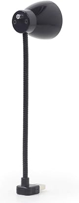 kenable USB Laptop Keyboard LED Night Light Flexible Neck On Off Switch Black 5V view 3