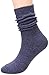 TINTAO 3 Pairs Women Winter Wool Cable Knit Crew Knee High Boot Socks,Size 5-11#W919 (Polyester Blend, Color D22)