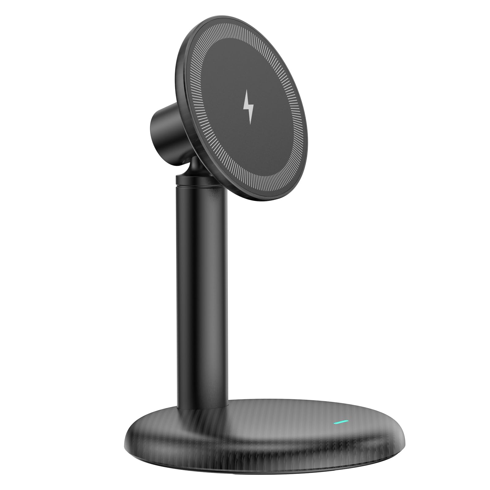 Mag-Safe Charger Stand for iPhone 17/Air/16/15/14/13/12,15W Fast Charging,Wireless Charging Pad Compatible with MagSafe Suitable for Desk or Nightstand (No Adapter)