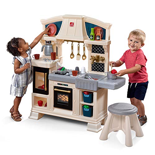 Step2 Classic Chic Play Kitchen,Toddler Kitchen Playset with