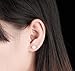 YAN & LEI Sterling Silver Freshwater Cultured Pearl Stud Earrings Set of 3 Pairs: White, Champagne and Pink
