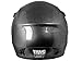 TMS Adult BLACK CARBON FIBER MOTOCROSS HELMET MX DIRT BIKE ATV MX Gear (Medium)