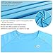 NAVISKIN Men's Sun Protection UPF 50+ UV Outdoor Long Sleeve Shirts Blue Size XL
