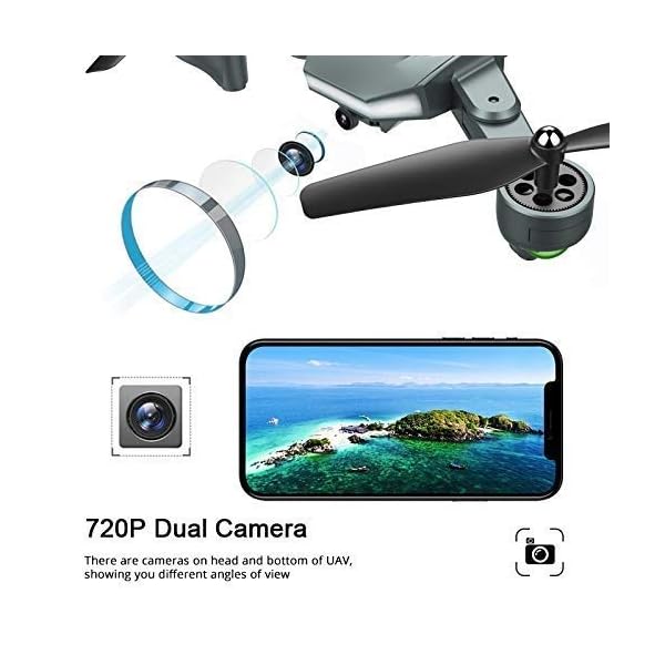 WEHOLY Spielzeug Modell 2.4G 4-Kanal 3D Stunt Professionelle Fernbedienung Flugzeuge HD-Kamera Luftbildfotografie… – Bild 6