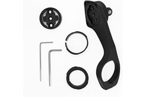 AromaHome Bike Out Front Computer Mount，Bicycle Code Meter Bracket + Adapter for Gopro,Accessories Odometer Holder for Garmin XOSS Bryton Magene IGPSPORT（31.8mm/25.4mm）