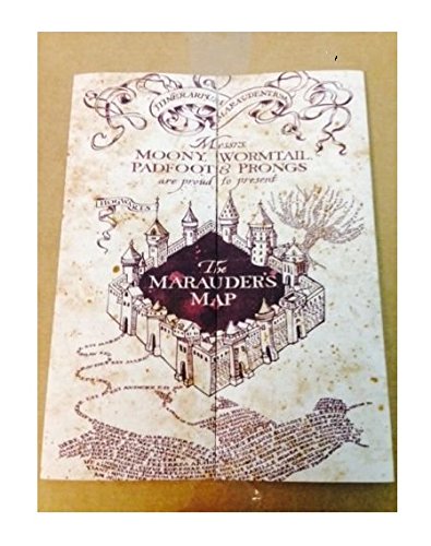 Marauder's Map Hogwarts Wizarding World Harry Potter Warner Bros LIMITED **NEW**