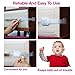 Child Safety Locks 6-Pack - Baby Proofing Cabinets Transparent Baby Safety Locks, No Drilling, 3M Adhesive with Adjustable Strap
