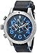 Nixon Men's '48-20 Chrono Leather' Quartz Stainless Steel and Blue Leather Casual Watch (Model: A3632219-00)