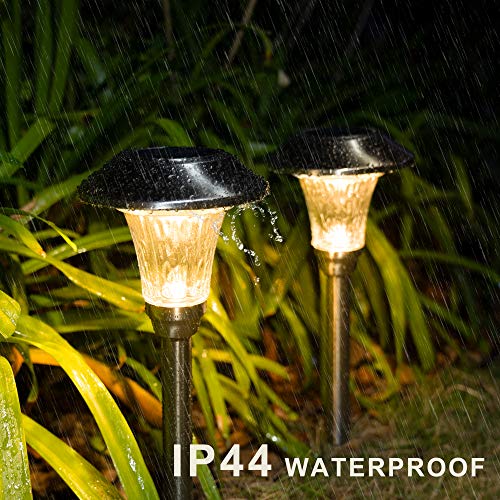 solpex 8 pack solar pathway lights