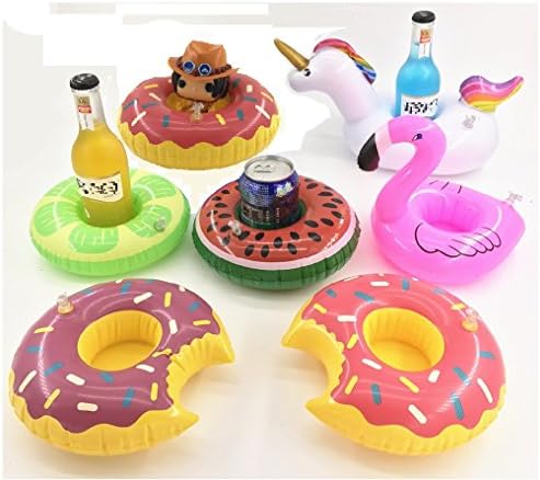 Kitana Katz 9 piece Inflatable drink holders, Floating drink holders, pool toys