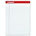 Universal 20630 Perforated Edge Writing Pad, Legal Ruled, Letter, White, 50 Sheet (Pack of 12)