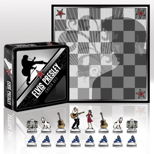 Elvis Collector's Chess Set by Wood Expressions