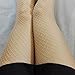 Women Fishnet Stockings - 3 or 4 Pairs Fishnets Tights for Dancing Party Halloween (One Size, nude, 3 pairs)