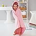 Skip Hop Zoo Baby Infant and Toddler Soft Cotton Hooded Bath Towel and Mitt Washcloth Set, Two Pieces, Multi, Livie Ladybug