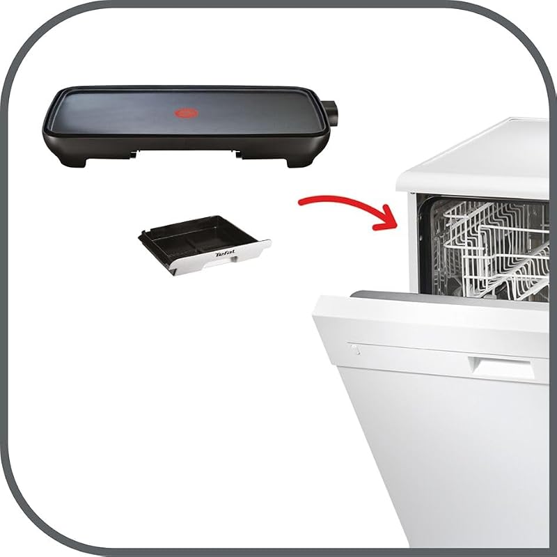 - Malaga XL - Plancha électrique - 6 à 8 personnes - 2000W - Noir