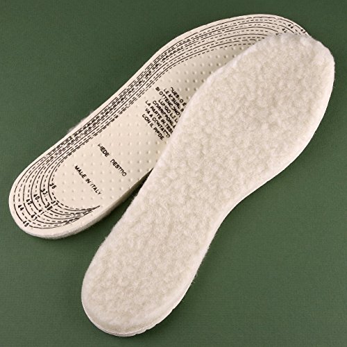 Super Soft Wool Insoles Set of 2 Pairs for Men & Women..Cut to Size! - Thumbnail 3
