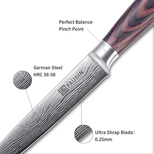 3 Utility+Knife+PAUDIN+Stainless+Ergonomic