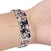 RedTaro Bands Compatible with Fitbit Alta/Fitbit Alta HR,Blue Floral,Standard Size for 5.5