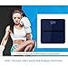 YOOSKE Digital Body Weight Bathroom Scale Easy Read Backlit LCD Display, 180kg/400lb Precision Measurements with Non Slip Design Step-On Balance Scale (2 Batteries Included) (Blue)
