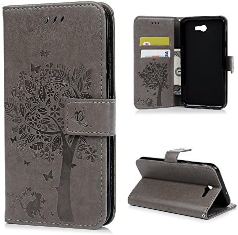 Urberry Iphone 7 Wallet Case, Romantic Tree Design Case for Iphone7, Shock-proof Case with a Free Screen Protector