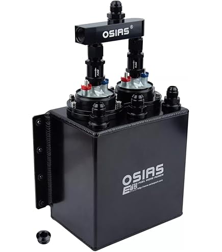 As, エス Sucker tank Amazon.com: OSIAS 2.6L/2.8L 8AN Fuel Surge Tank For Single