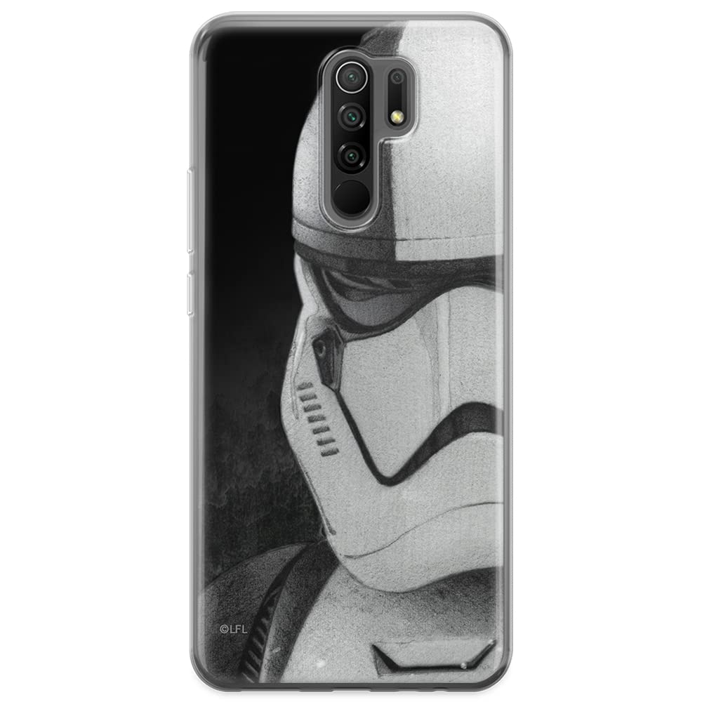 ERT GROUP mobile phone case for Xiaomi REDMI 9 original and officially Licensed Star Wars pattern Stormtrooper 001 optimally adapted to the shape of the mobile phone, case made of TPU