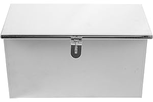 BIUDECO Lockable Knife Case with 3 Thick Compartments and Lid, Safe Knife Storage Box for Commercial