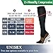 QUXIANG Copper Compression Socks for Men & Women - Best for Running, Athletic, Medical, Pregnancy and Travel - 15-20mmHg