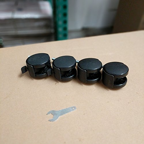eeZe Rack 2.4-inch (2.4") Universal Wire Shelving Wheels, NSF Certified, (Set of 4)