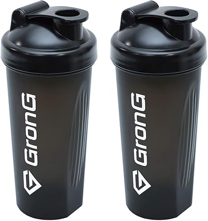 Amazon Grong グロング プロテインシェイカー ブラック 600ml 2個セット Grong グロング シェーカーボトル Amazon Grong グロング プロテインシェイカー ブラック 600ml 2個セット Grong グロング シェーカーボトル