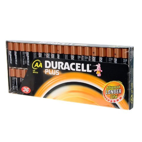 Duracell Plus AA Batteries LR6 MN1500 1.5v PACK OF 36